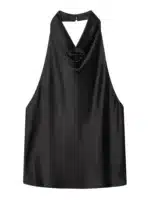 Women's Satin Halter Tank Top - Image 13