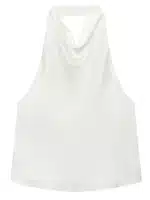 Women's Satin Halter Tank Top - Image 7