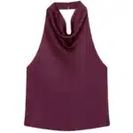 Women's Satin Halter Tank Top - Image 14
