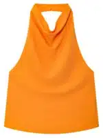 Women's Satin Halter Tank Top - Image 8