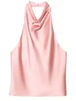 Women's Satin Halter Tank Top - Image 15