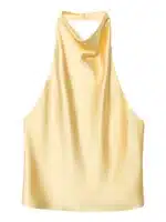 Women's Satin Halter Tank Top - Image 12